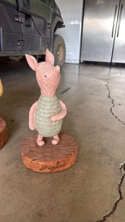 Disney Winnie the Pooh 75th Anniversary Piglet Big Fig Statue 2001 RARE Retired