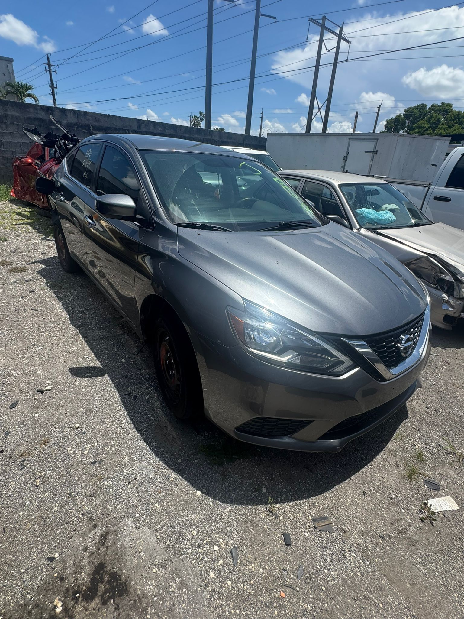 2018 Nissan Sentra parts transmission doors rims hood fender lights bumper axels fuse