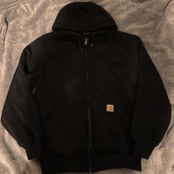 Carhartt black zip up - Large