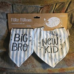 Demdaco bib and bandanna set brand new in packaging child and dog set