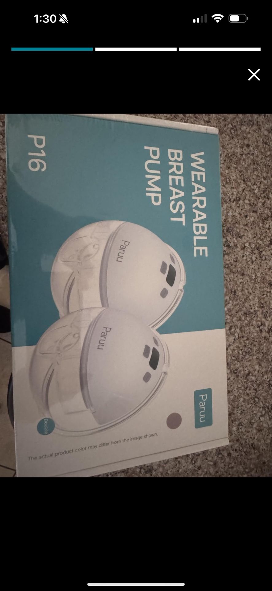 Brand New Paruu Wearable Breast pump