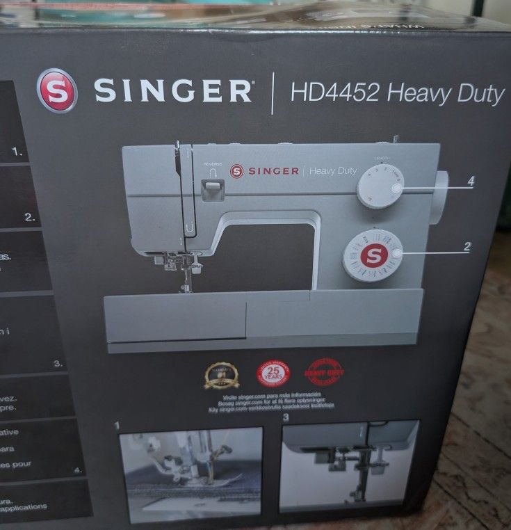 NEW Singer Sewing Machine Heavy Duty 4452