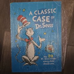 New and Sealed A Classic Case of Dr. Seuss Book Box Set 20 Children's Books