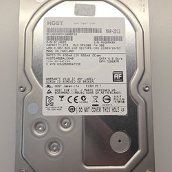 HGST 2TB 3.5-inch SATA 6Gb/s 7200 HDD