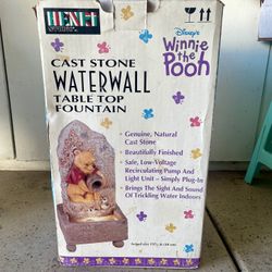 Henri Studio Disney Winnie the Pooh Garden Fountain 4968 Vintage Rare *New Seal*