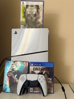 Excellent condition PlayStation 5 Slim Disc 1TB console  FPS bundle