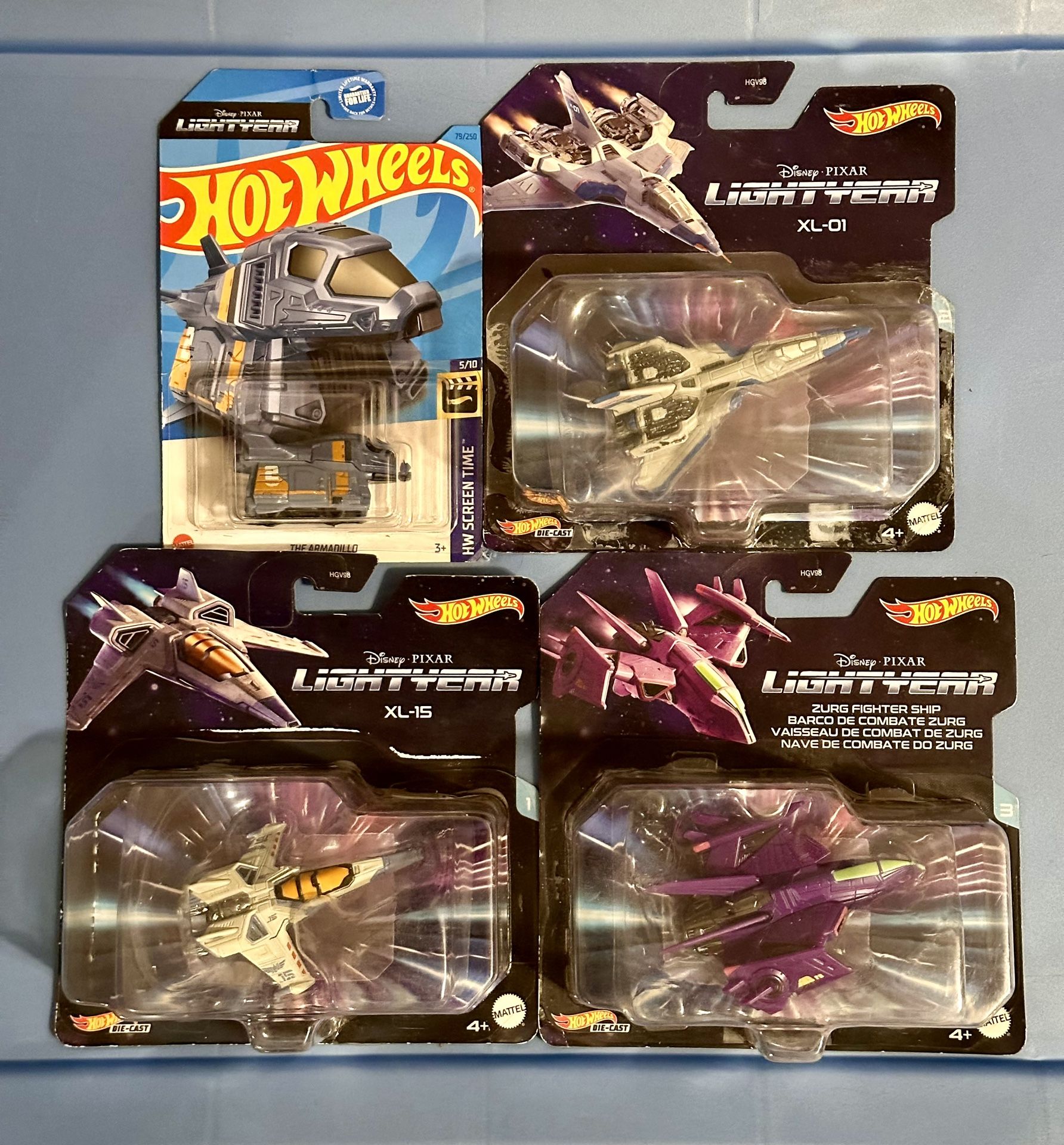 4x Disney Pixar Lightyear Lot - 1x Mainline & 3x Full Fightership Set