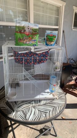 Small Animal Cage with Accessories Bundle