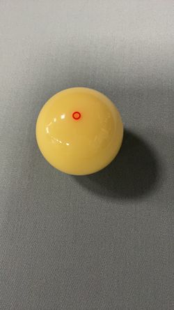 Red circle cue ball