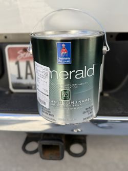 1 Gallon Of Sherwin Williams Best paint Emerald 
