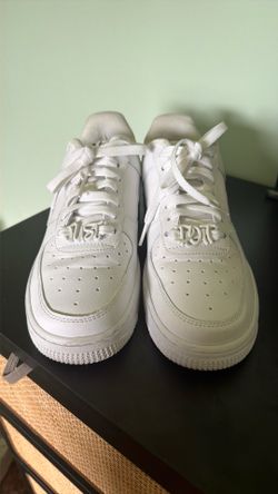 Nike white Air Force’s