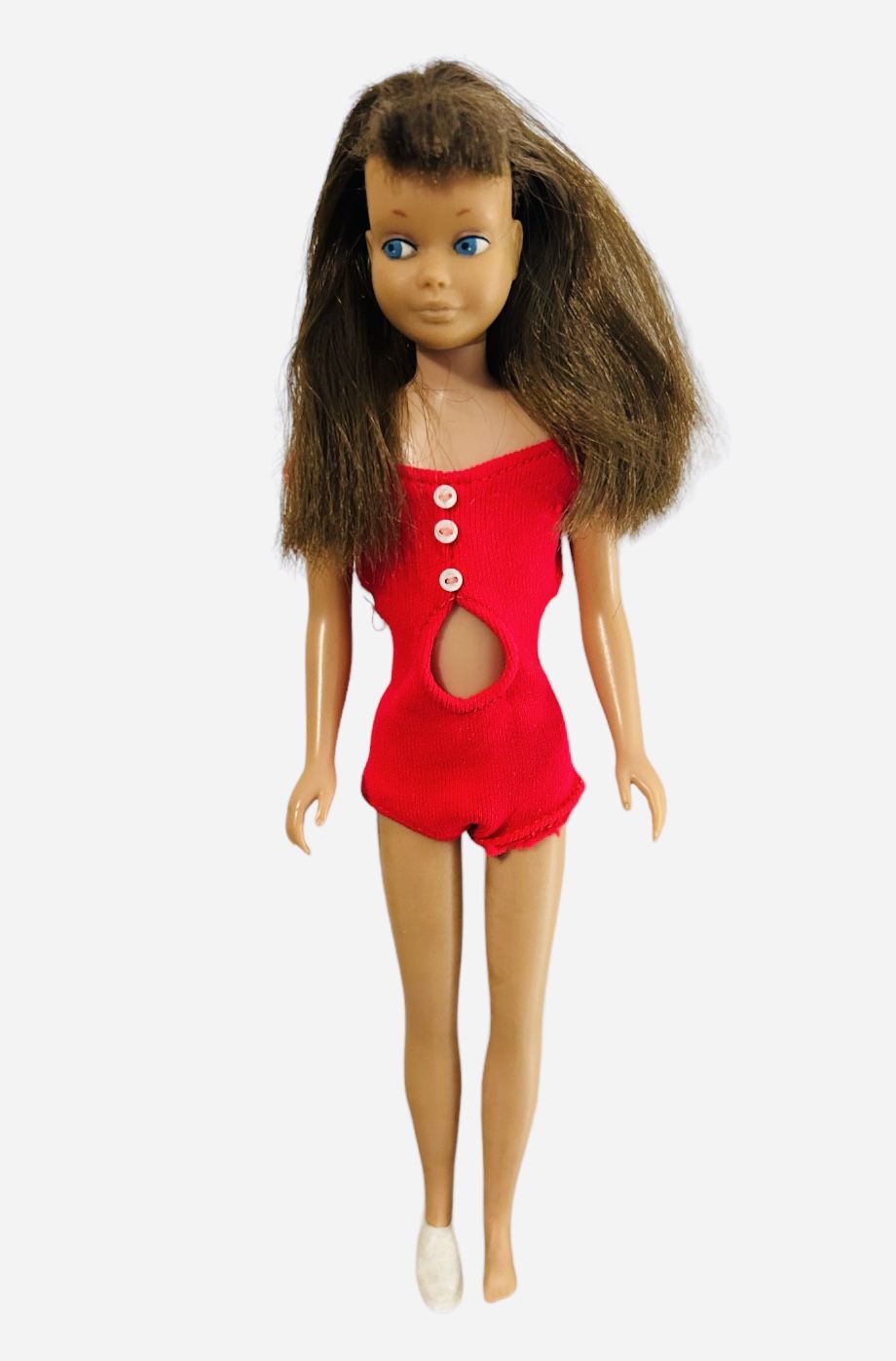 1963 Mattel Skipper Vintage Brunette Barbie Original Straight Leg