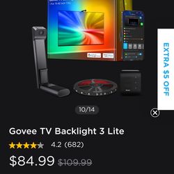 Govee Backlight 3 Lite 75 -85 Inch TVs 
