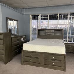 Brand New Queen Bedroom Set 5 Piece 