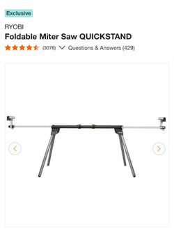 Foldable Miter Saw QUICKSTAND