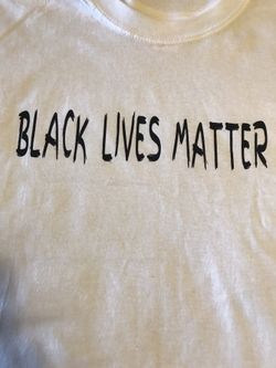 KIDS BLACK LIVES MATTER T-SHIRT SIZE LARGE