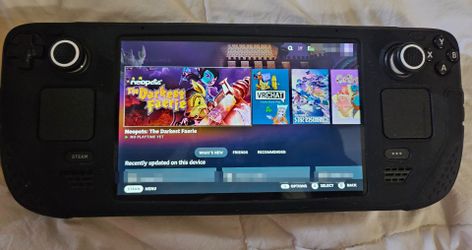 Steam Deck 256 gb LCD w/cute Kuromi case