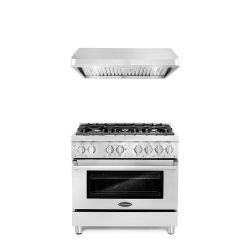 LUXURY KITCHEN APPLIANCES - New Open Box RANGE OVEN COOKTOP HOOD 