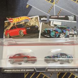 Hot Wheels Premium Nissan Skyline GT-R BNR32 Set