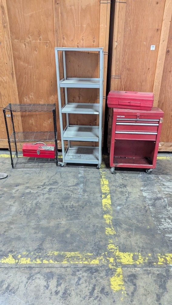 Tool Boxes And Shelves
