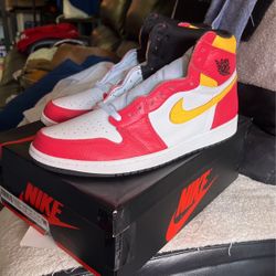 Sz13 Jordan 1 Retro High OG "Light Fusion Red"