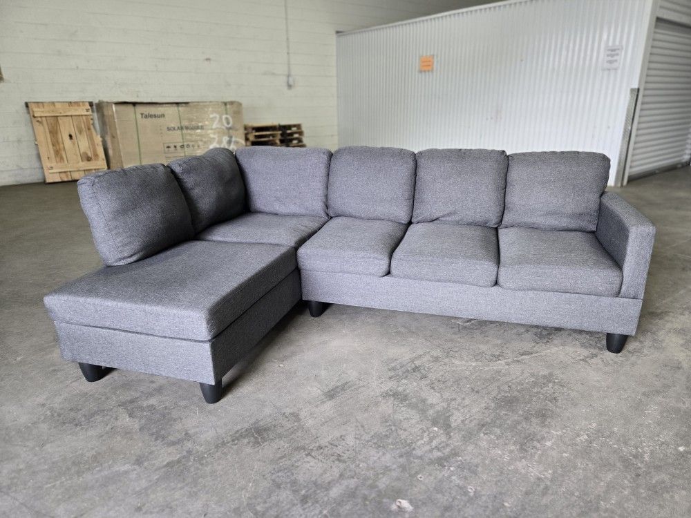 *Same Day Delivery Available!*
Grey Chaise Sectional