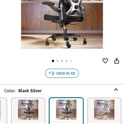Office Chair - X-Shaped Computer Desk Chair Comfy, Gaming Chair, Office Chair with Lumbar Support, Mesh Office Chairs with Headrests, Desk Chair for L