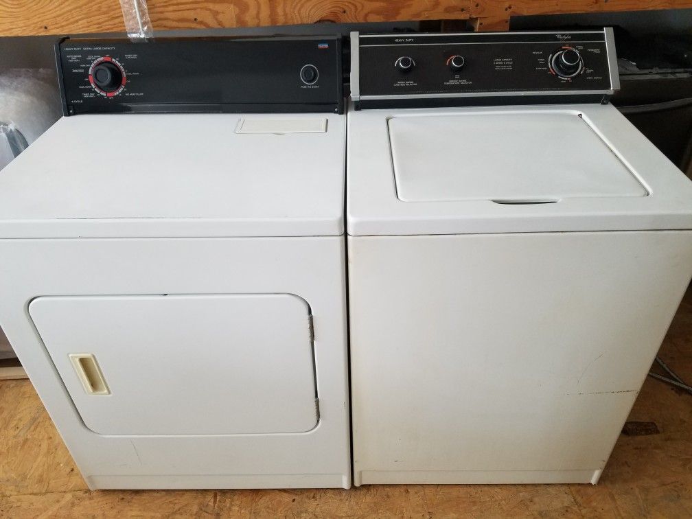 Washer and dryer