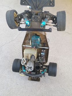 Old vintage nitro RC 75th Ave Indian School no offers no trades found cleaning out a locker as it is