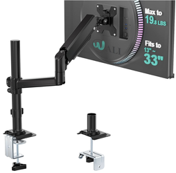WALI Tall Single Monitor Arm for 13-33 inch Screens, up to 19.8 lbs