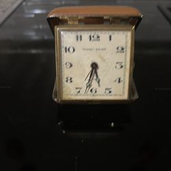Vintage Phinney Walker Travel Alarm Clock 
