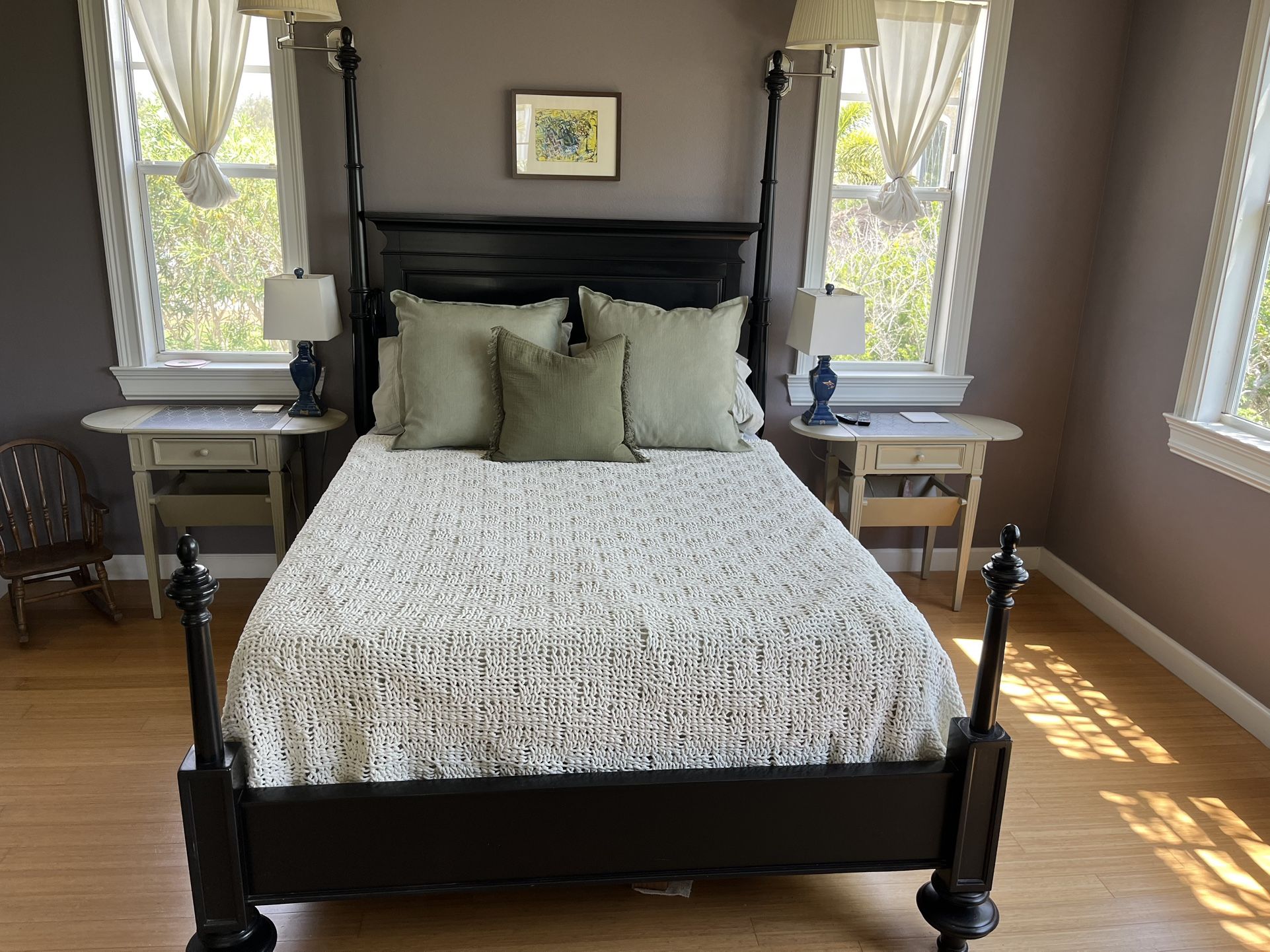 Haverty’s solid wood bedroom set