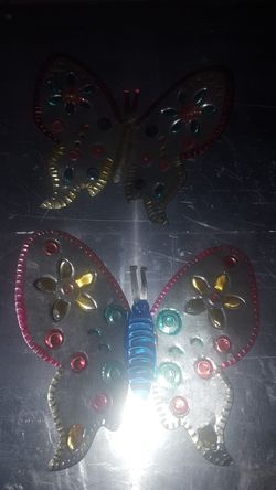 tin butterflies