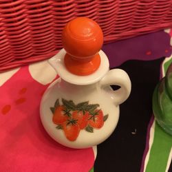 Vintage Avon Strawberry Decanter 