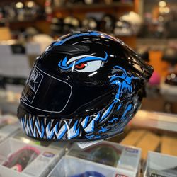 Motorcycle Blue Helmet New $140