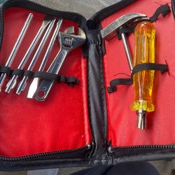 Small tool kit with case
