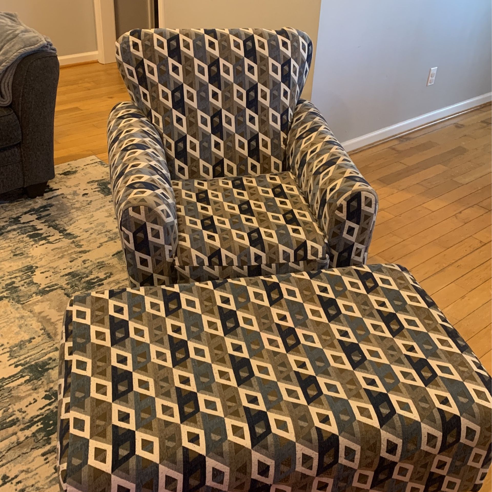 Chair And Ottoman