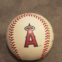 2006 angels signed souvenir baseball