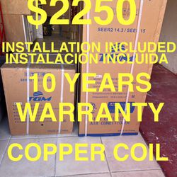 TGM Air Conditioning Copper Coil Aire Acondicionado 