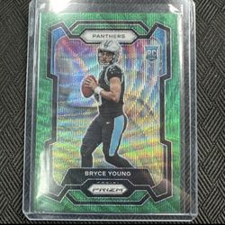 2023 Panini Prizm - Rookies Green Wave Prizm #311 Bryce Young (RC)