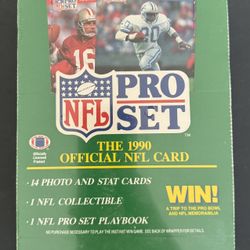 1990 Pro Set Sealed Hobby Box NFL Football Cards
