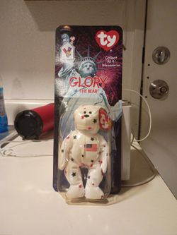 Glory the bear beanie baby