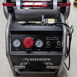 Husky 4.5 Gal. 175 PSI Portable Electric Quiet Air Compressor

