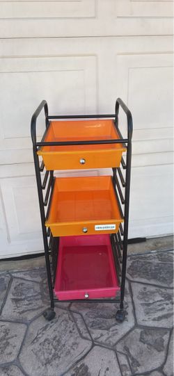 Rolling storage cart