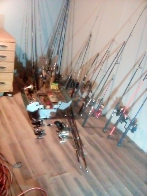 Fishing Poles And Tackle 