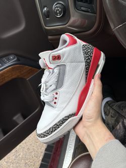 Air Jordan 3 fire red size 9.5 replacement box