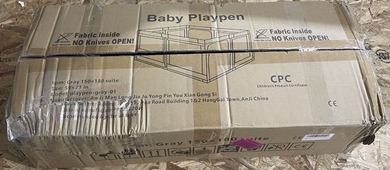  Mloong Baby Playpen with Mat, 59x59 Inches Extra Large Playpen  for Babies and Toddlers, Indoor & Outdoor Activity Center, Safety Baby  Fence with Gate : Baby