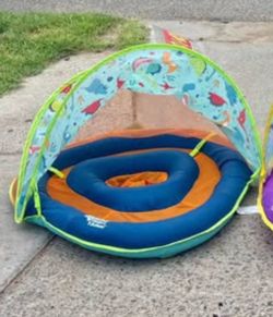 SwimWays Baby Spring Float Sun Canopy- Swim Step 1 9-2j4 Months each $15