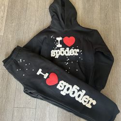 Sp5der Hoodie Set Worldwide 