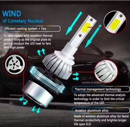 Cometary Nucleus IP68 Waterproof LED Headlight Bulbs 9004 (also known as HB1)
